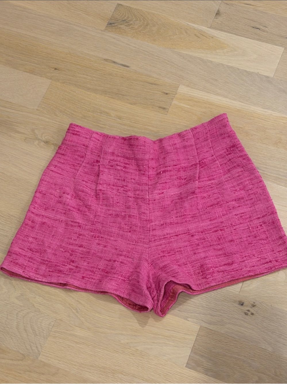 Prada tweed Hot pleated zip side Tweed Women’s Shorts